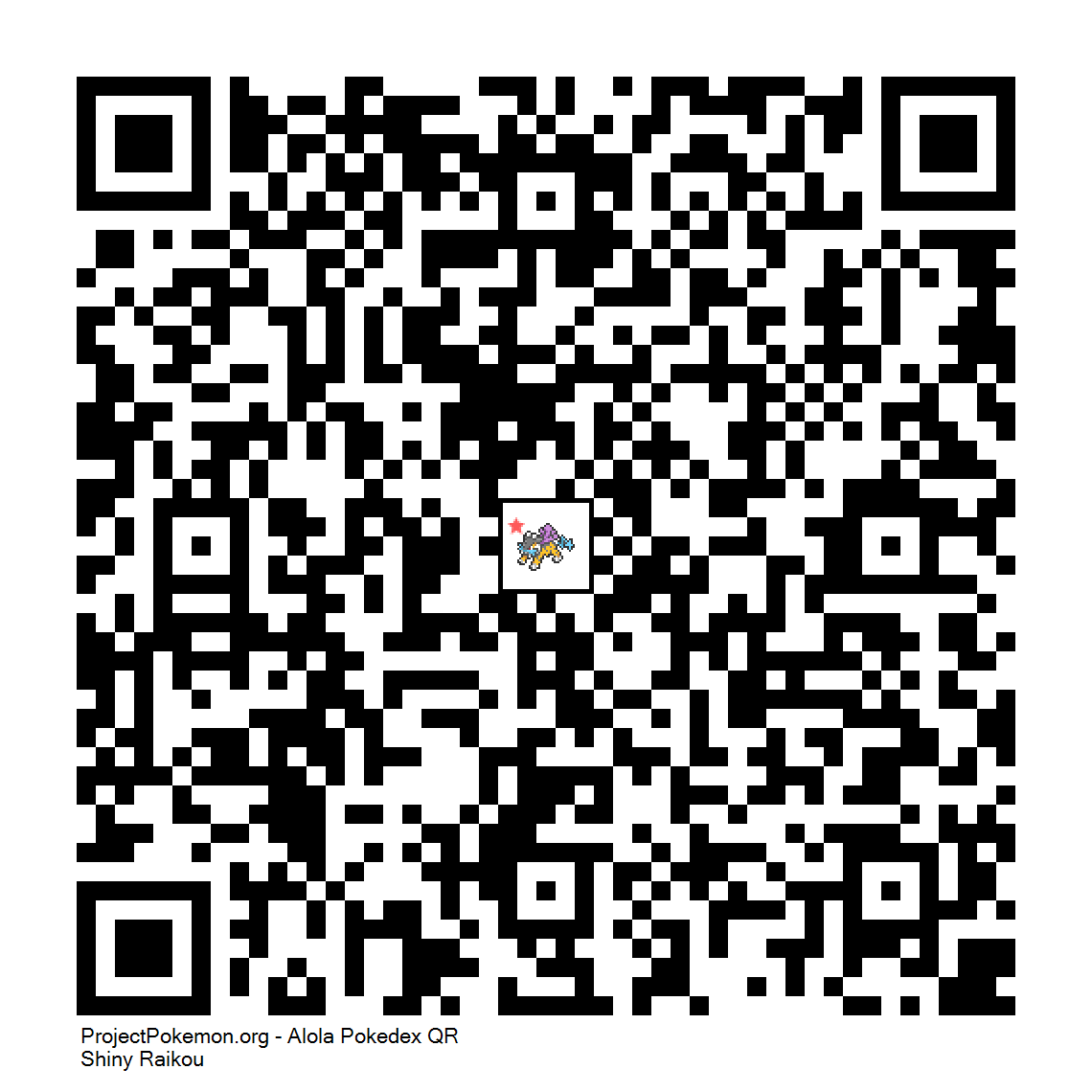 Cdigo QR de Raikou variocolor